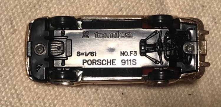 トミカ F3 ポルシェ911S 日本製ミニカー 日本製トミカ PORSCHE 911S
