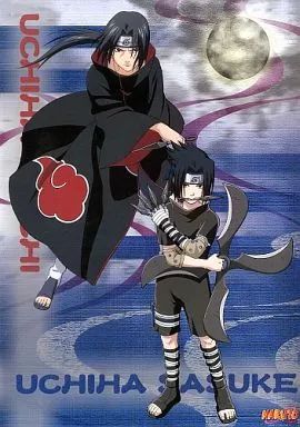 中古】ポスター（アニメ） クリアポスター イタチ＆サスケ 「NARUTO