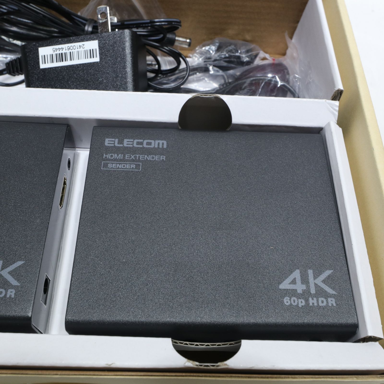 使用頻度少/現状渡し】ELECOM/エレコム 4K60Hz HDMIエクステンダー VEX