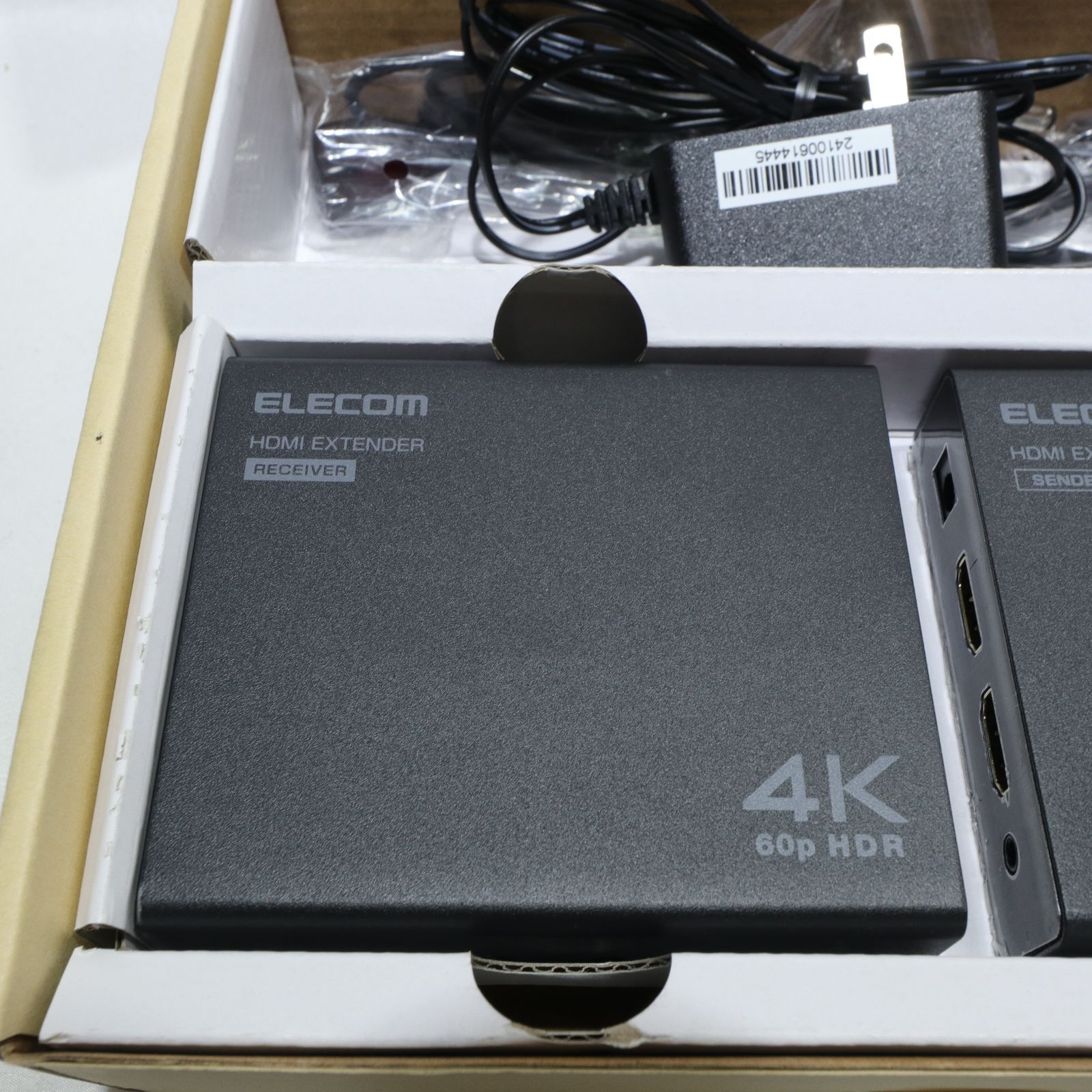 使用頻度少/現状渡し】ELECOM/エレコム 4K60Hz HDMIエクステンダー VEX
