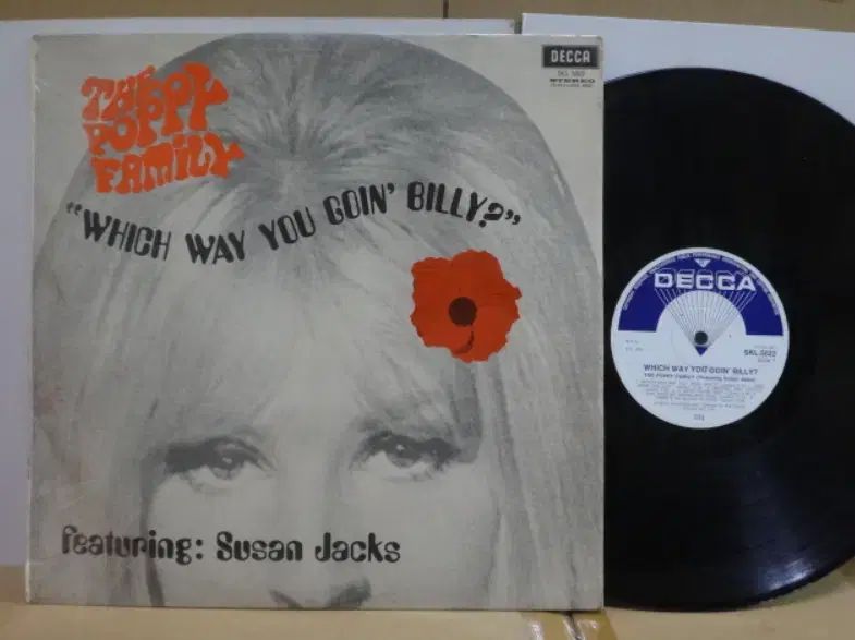 South Africa LP Poppy Family 1970 年 早い