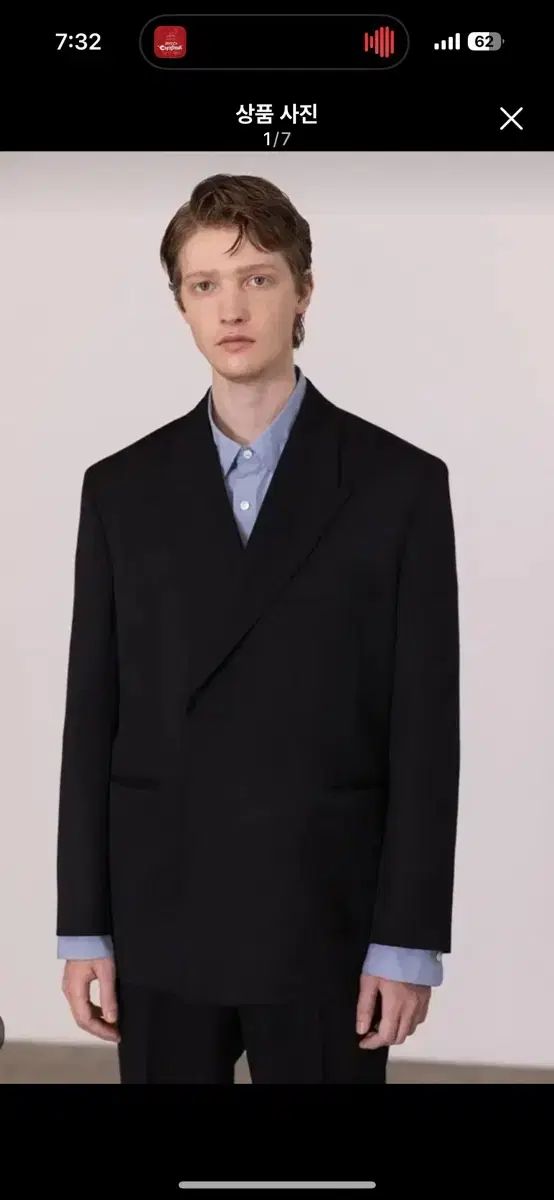 Lベルリエ ピュアウール ダブル ブレザー