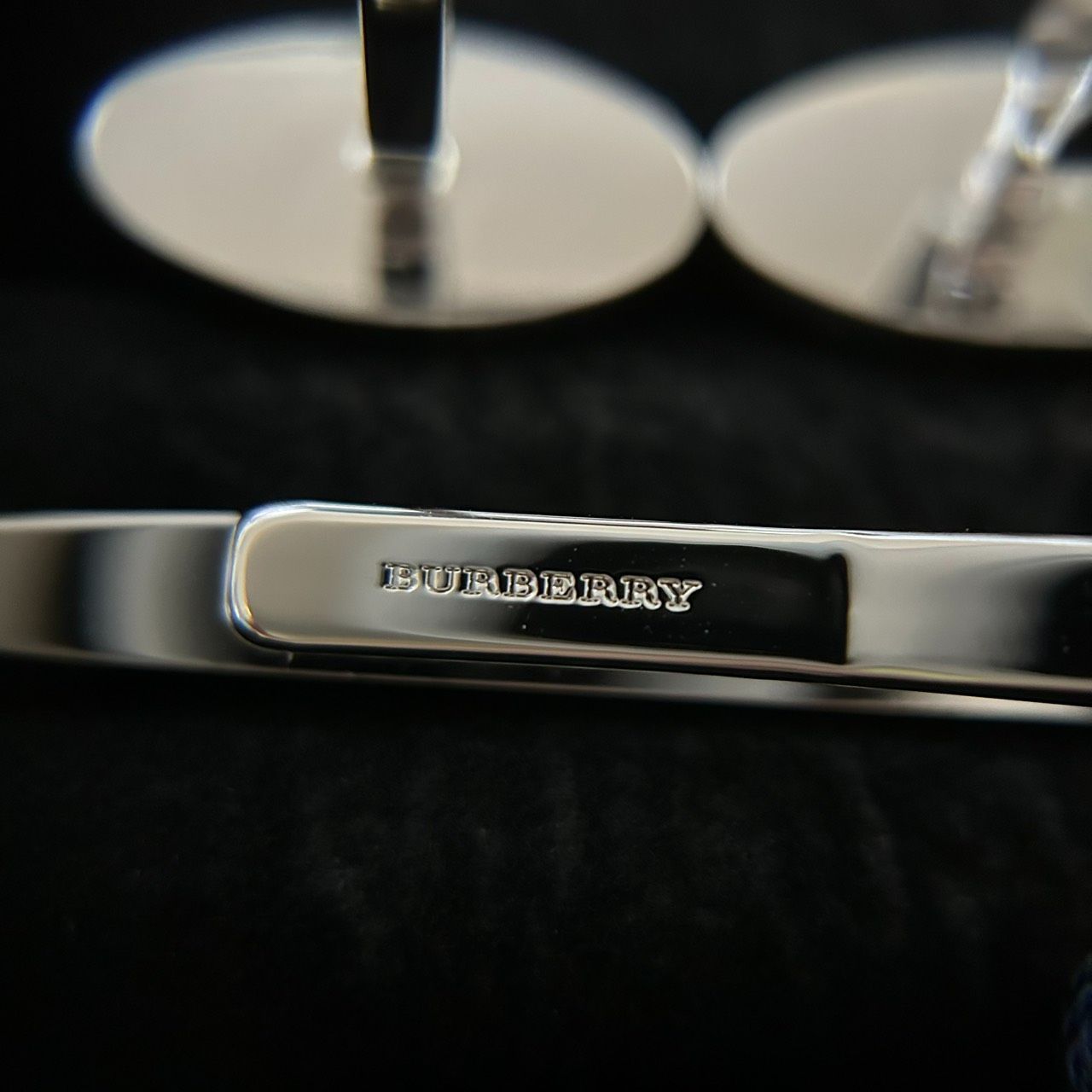 美品】バーバリー カフス＆タイピン セット 日本製 BURBERRY Tie Clip