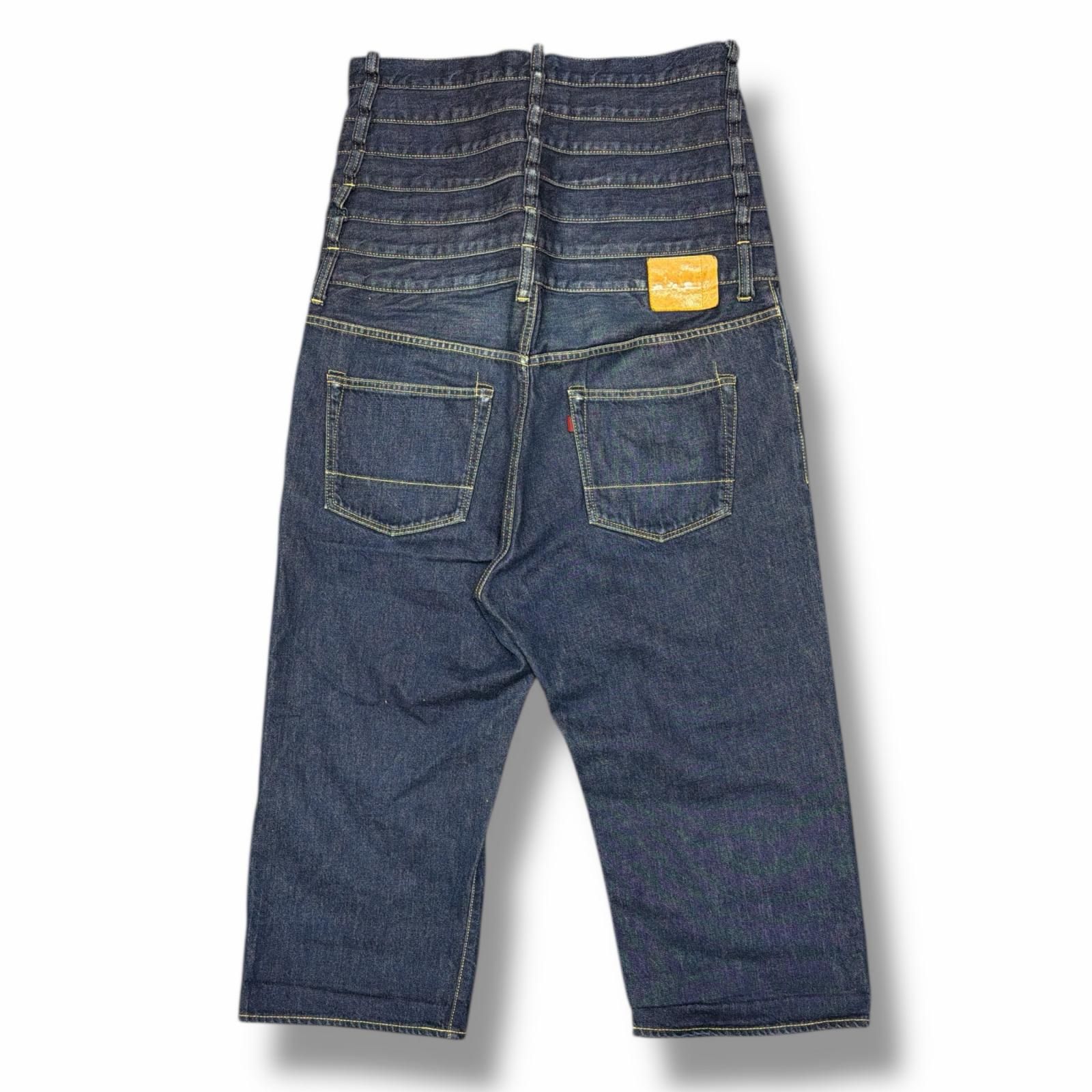 GANRYU 7連ボタン サルエルデニムパンツ ジーンズ ガンリュウ EJ-P001