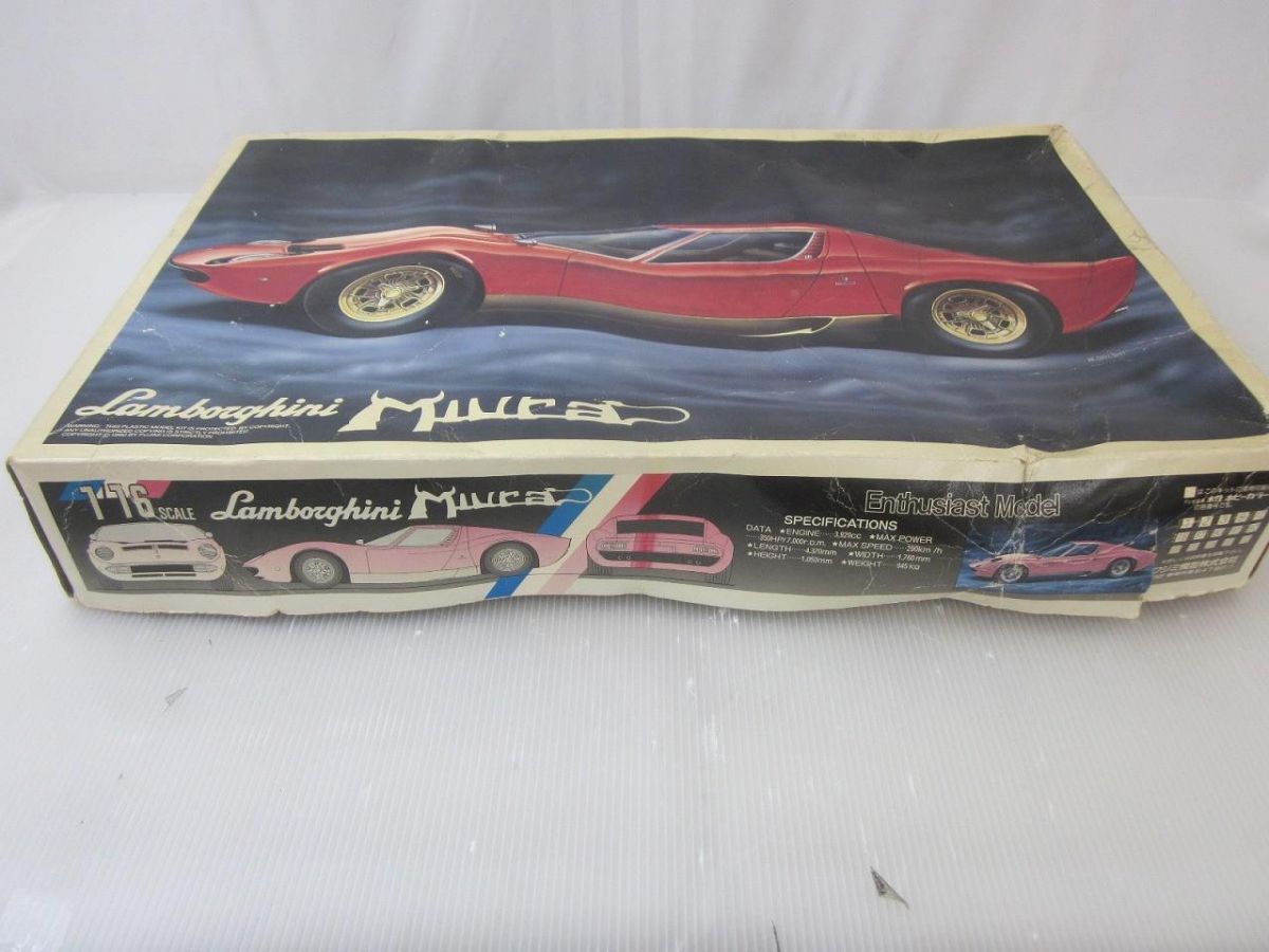 未組立 プラモデル フジミ 1 16 ランボルギーニ ミウラ