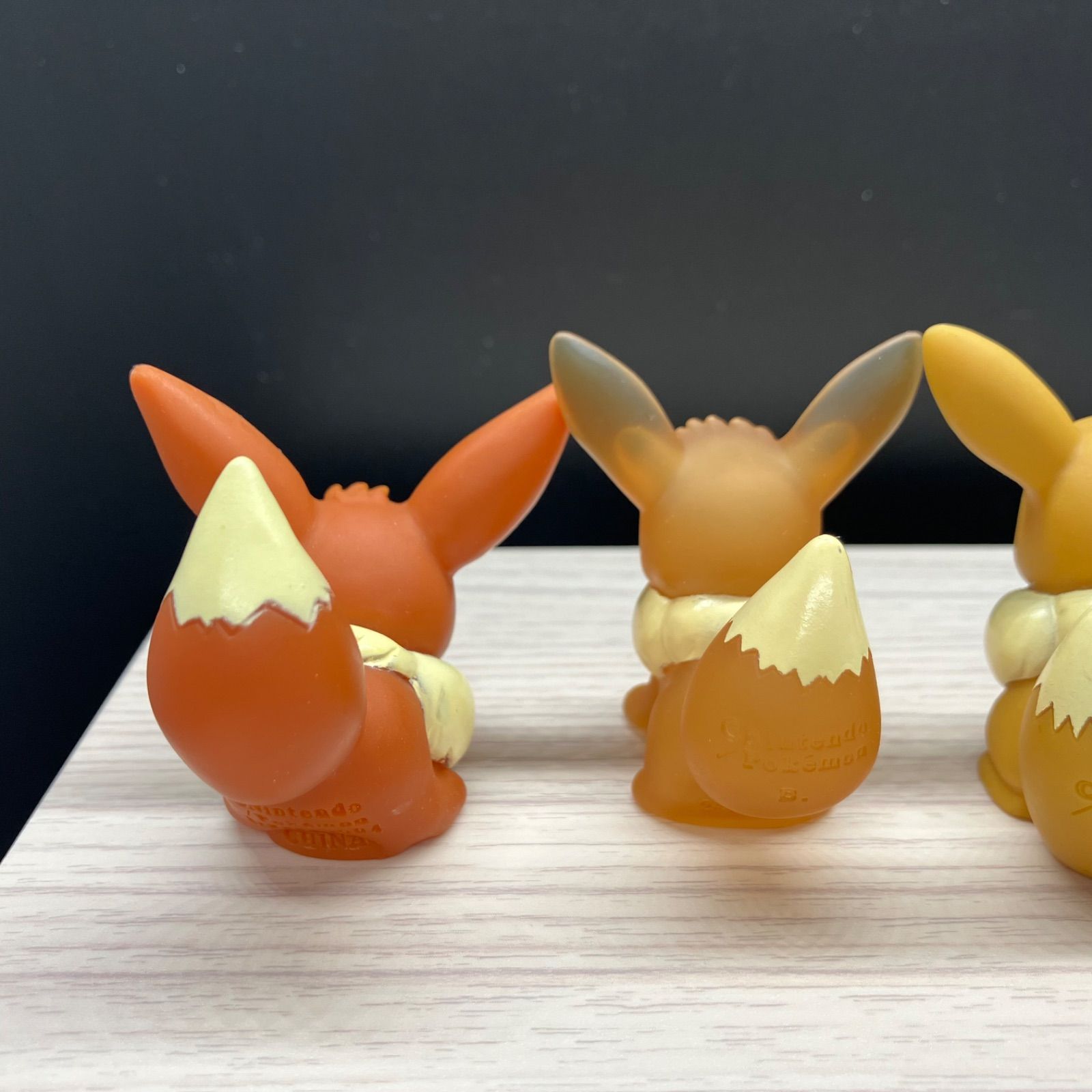 ポケモン 指人形 イーブイ まとめ売り 4種類セット クリア スイレン 