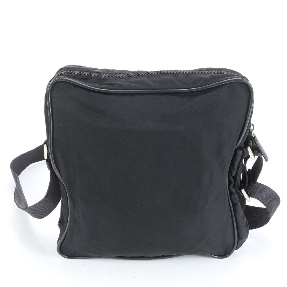 美品 プラダ テスート ナイロン レザー ショルダーバッグ 斜め掛け