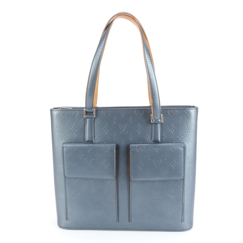 極美品 ルイヴィトン モノグラム マット ウィルウッド ブルー M55115