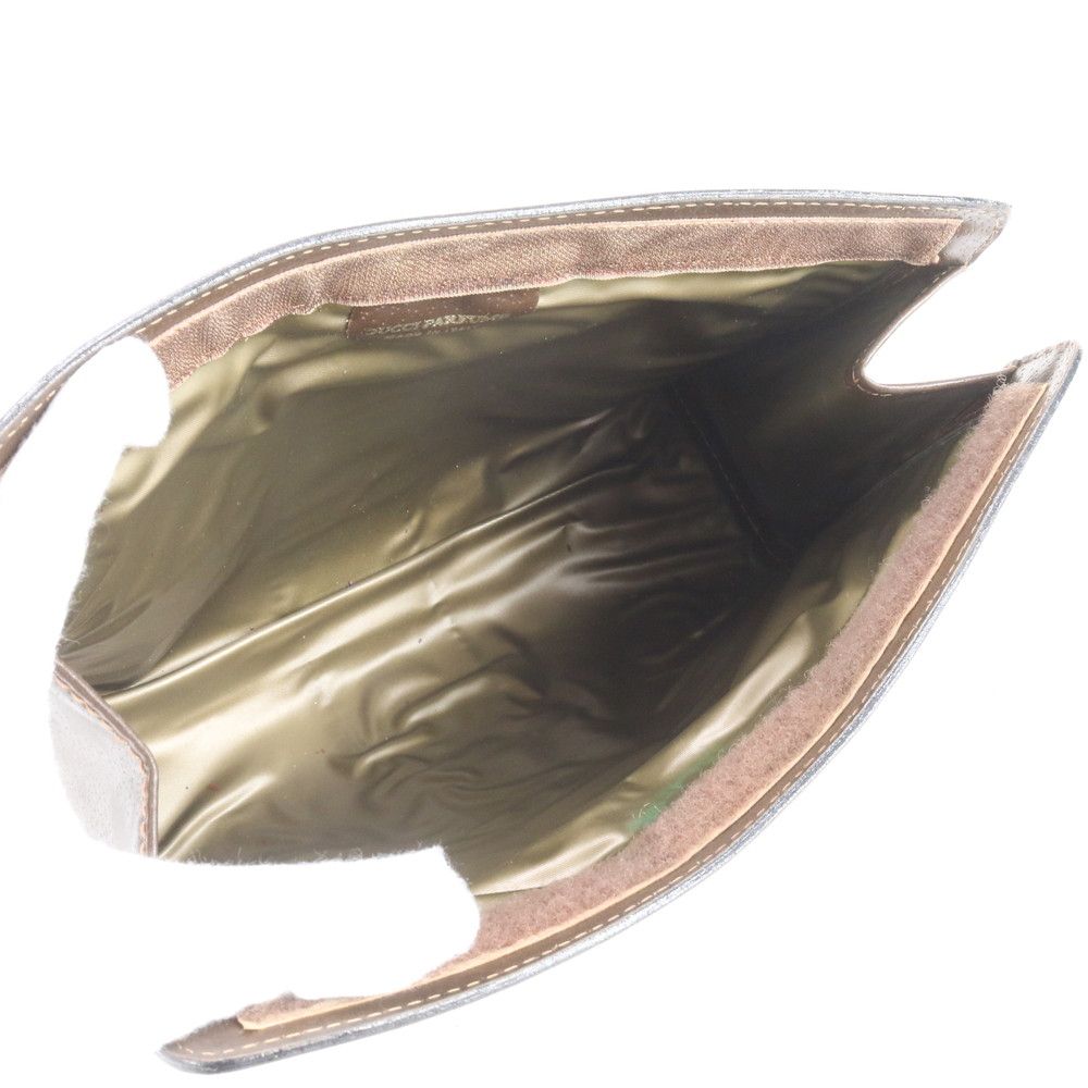 美品 グッチ GGスプリーム シェリー ライン レザー セカンドバッグ