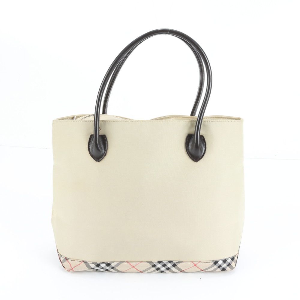 【美品】バーバリー 2way トートバッグ ショルダー ノバチェック ナイロン 美品 バーバリー ノバ チェック レザー ナイロン トート バッグ 肩掛け