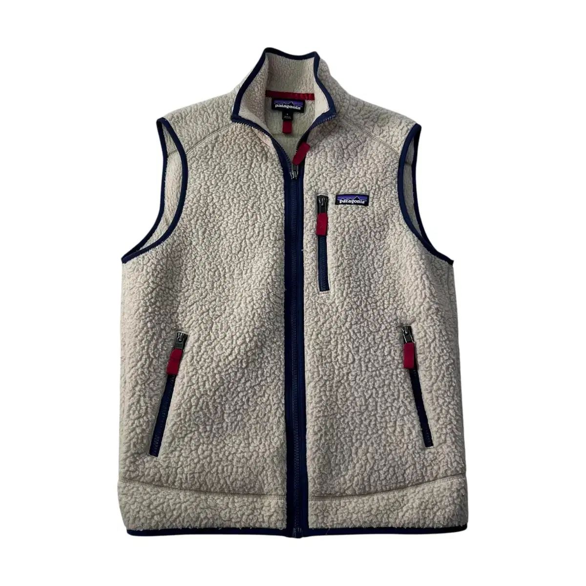 95 パタゴニア レトロ シープスキン フリース ベスト ジップアップ