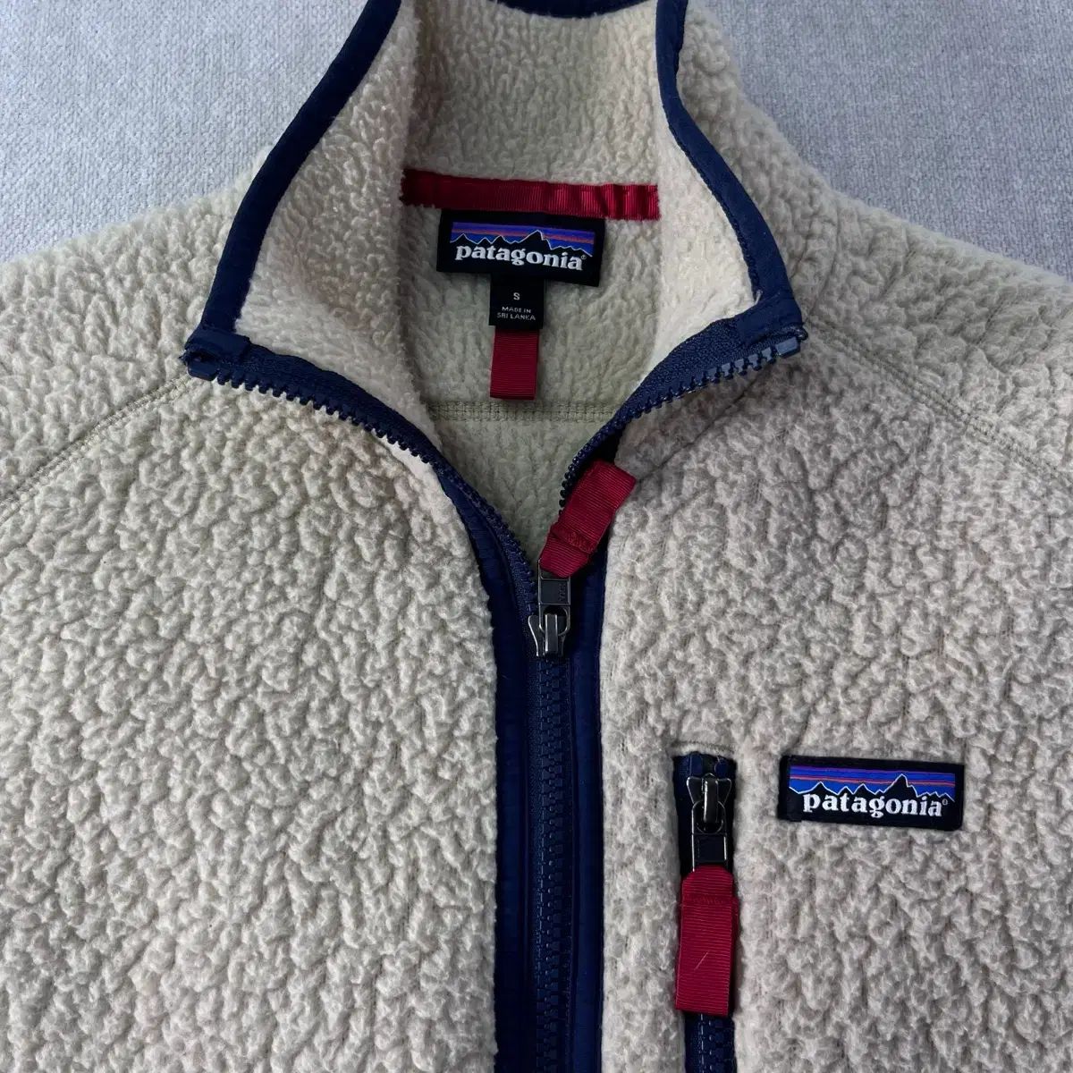 95 パタゴニア レトロ シープスキン フリース ベスト ジップアップ