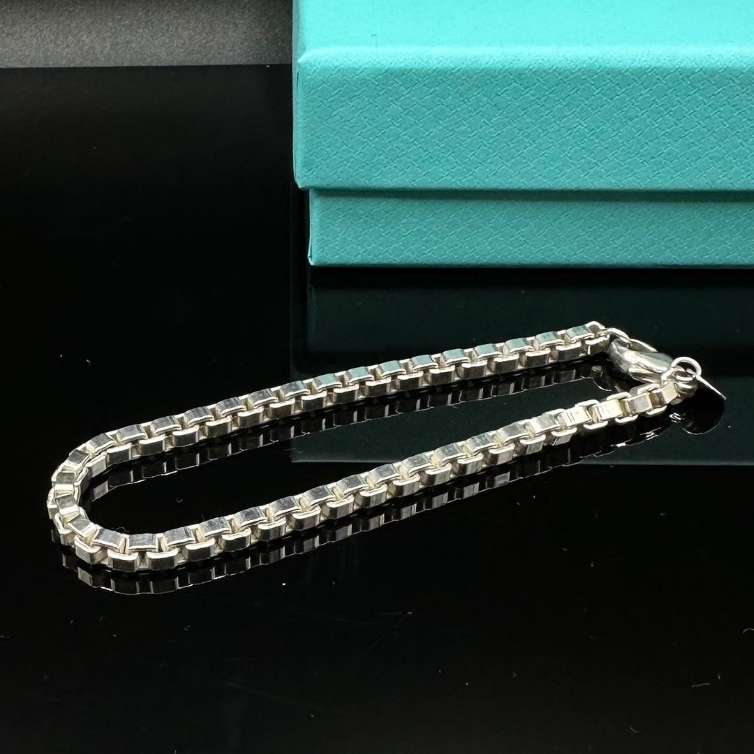 美品】Tiffany & Co ベネチアン ブレスレット SV925 - メルカリ