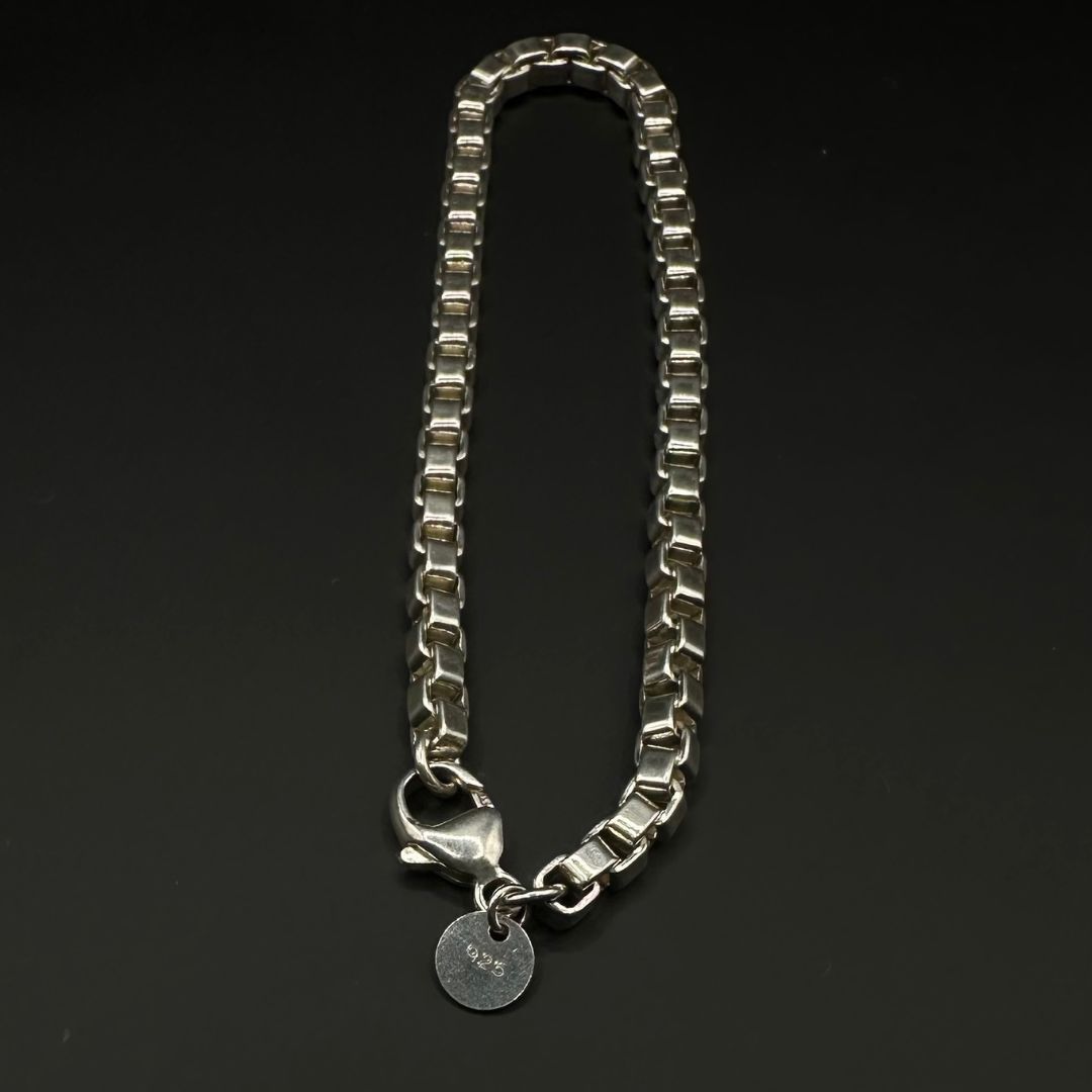 美品】Tiffany & Co ベネチアン ブレスレット SV925 - メルカリ