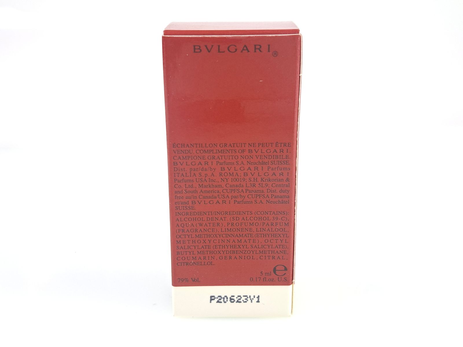 廃盤 残多 ブルガリ BVLGARI オ パフメ オーテルージュ オーデコロン