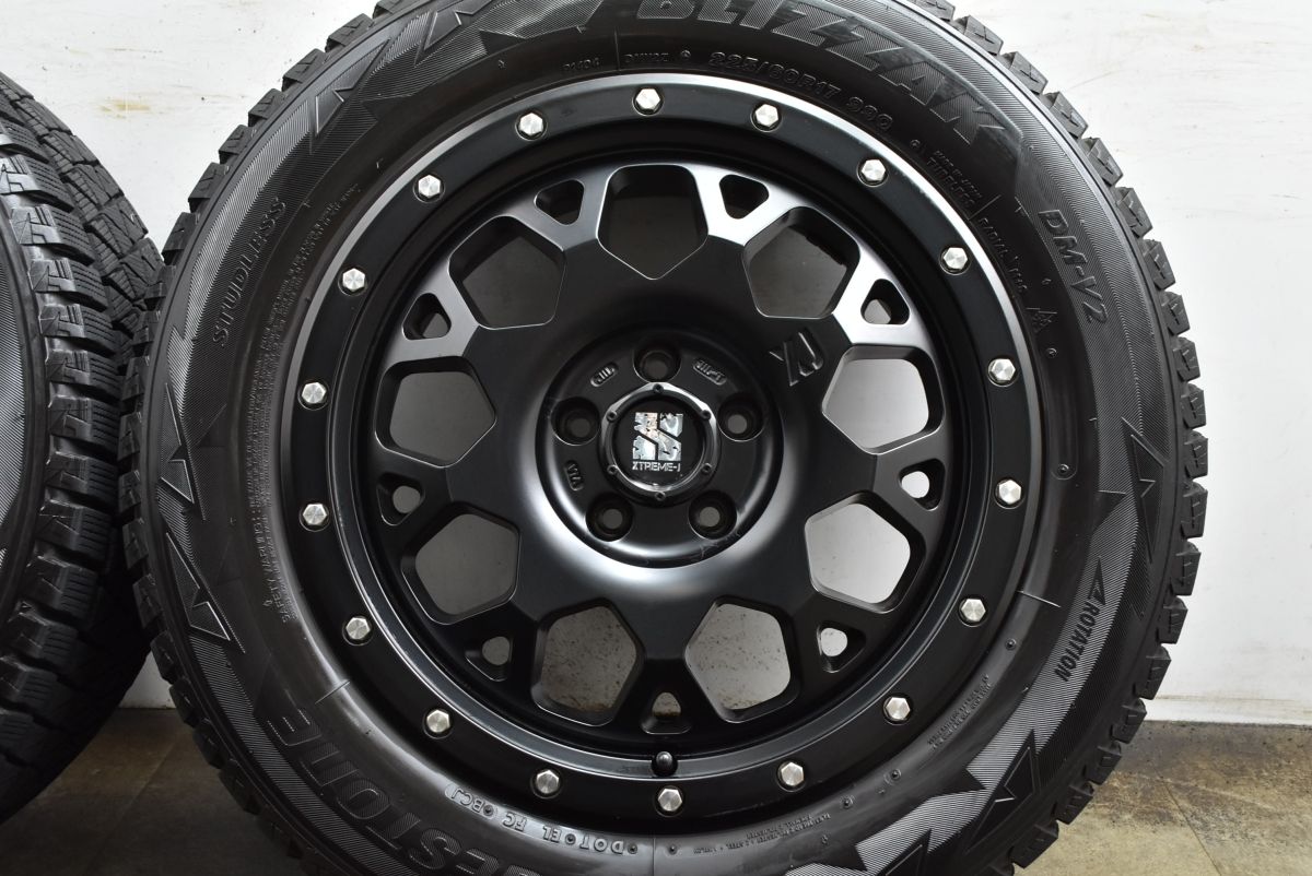  ホイール MLJ XTREME J 17 in 7 35 PCD 110 ブリヂストン ブリザックDM V 2 225 60 R ジープ コンパス レネゲード KLチェロキー 17インチ タイヤ ホイールセット