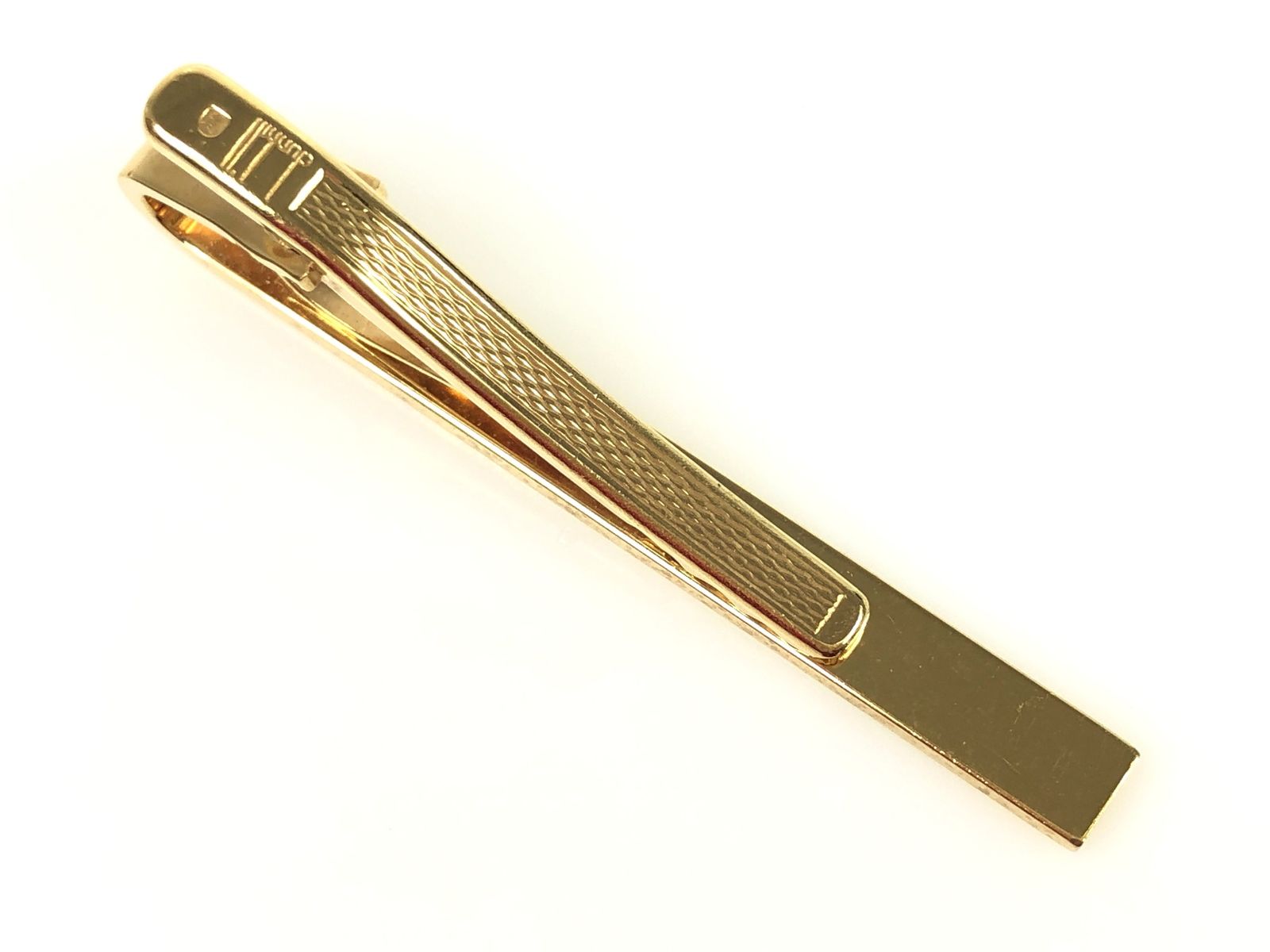 ダンヒル dunhill dロゴ ネクタイピン シルバーカラー×ゴールドカラー