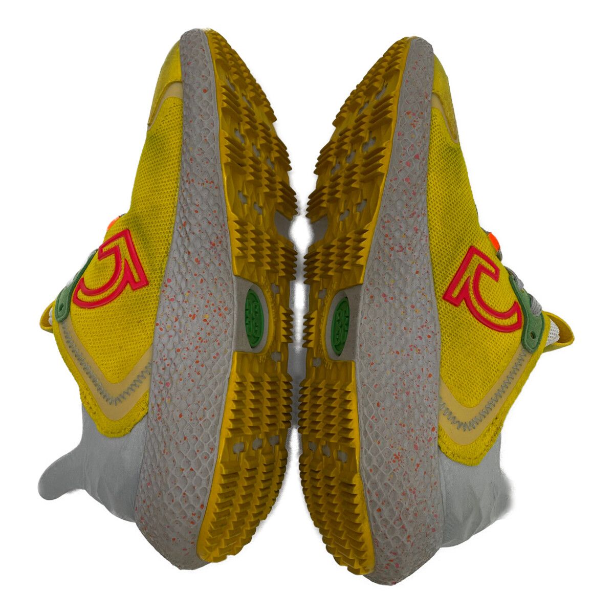 中古 ジーフォア G/FORE ゴルフシューズ 24cm イエロー系 スパイクレス