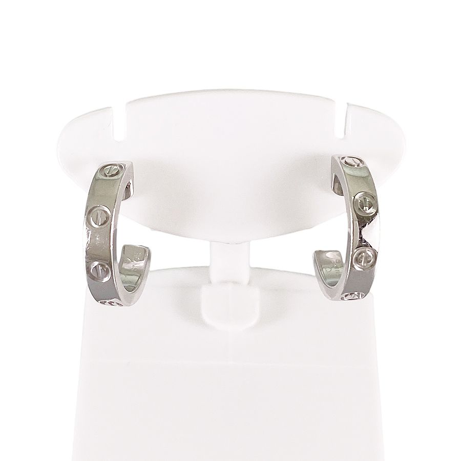 カルティエ Cartier ミニラブ K18WG ピアス sss【中古】 - メルカリ