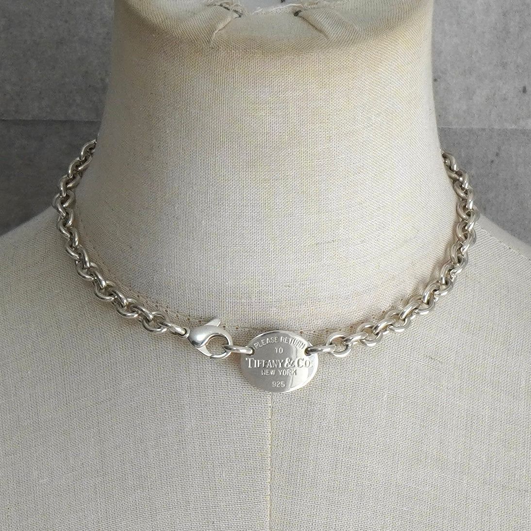 ティファニー リターン トゥ ティファニー オーバルタグ チェーン