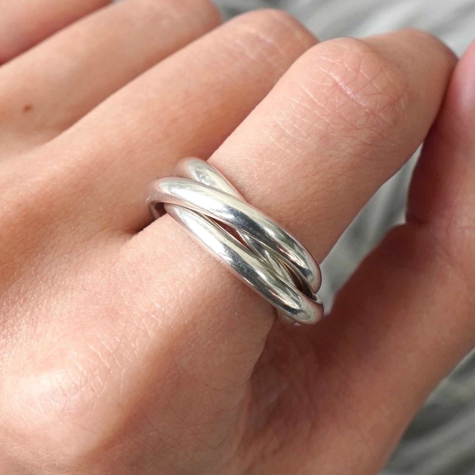 ティファニー トリニティ シルバー925 指輪 リング - メルカリ