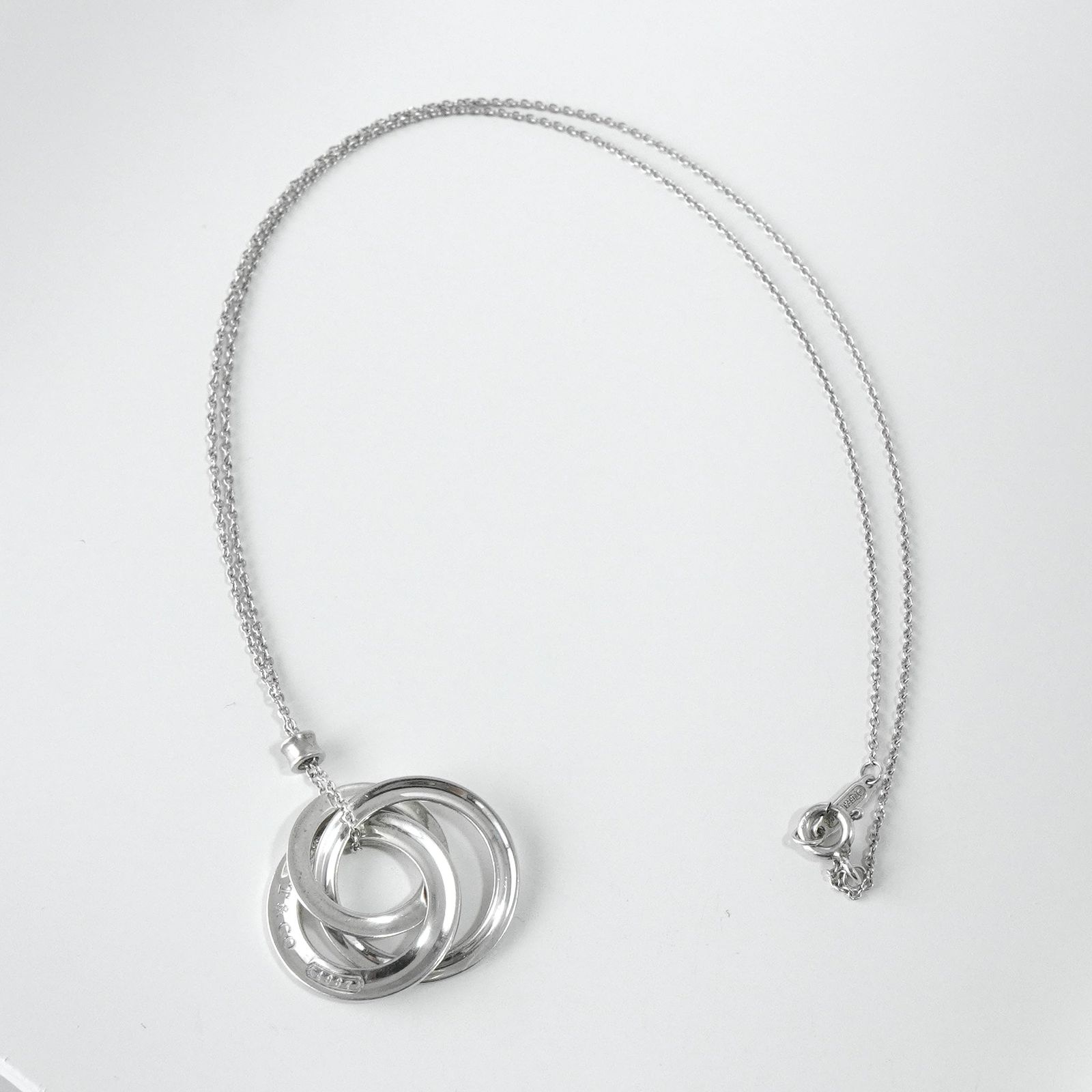 ティファニー 1837 ナロー インターロッキング ネックレス シルバー925