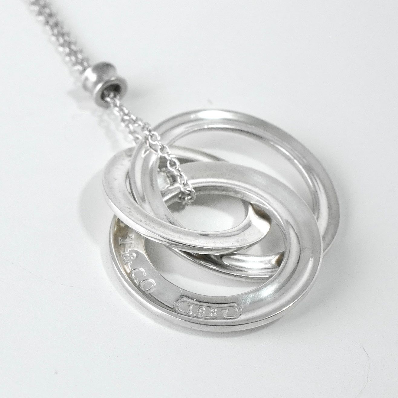 ティファニー 1837 ナロー インターロッキング ネックレス シルバー925