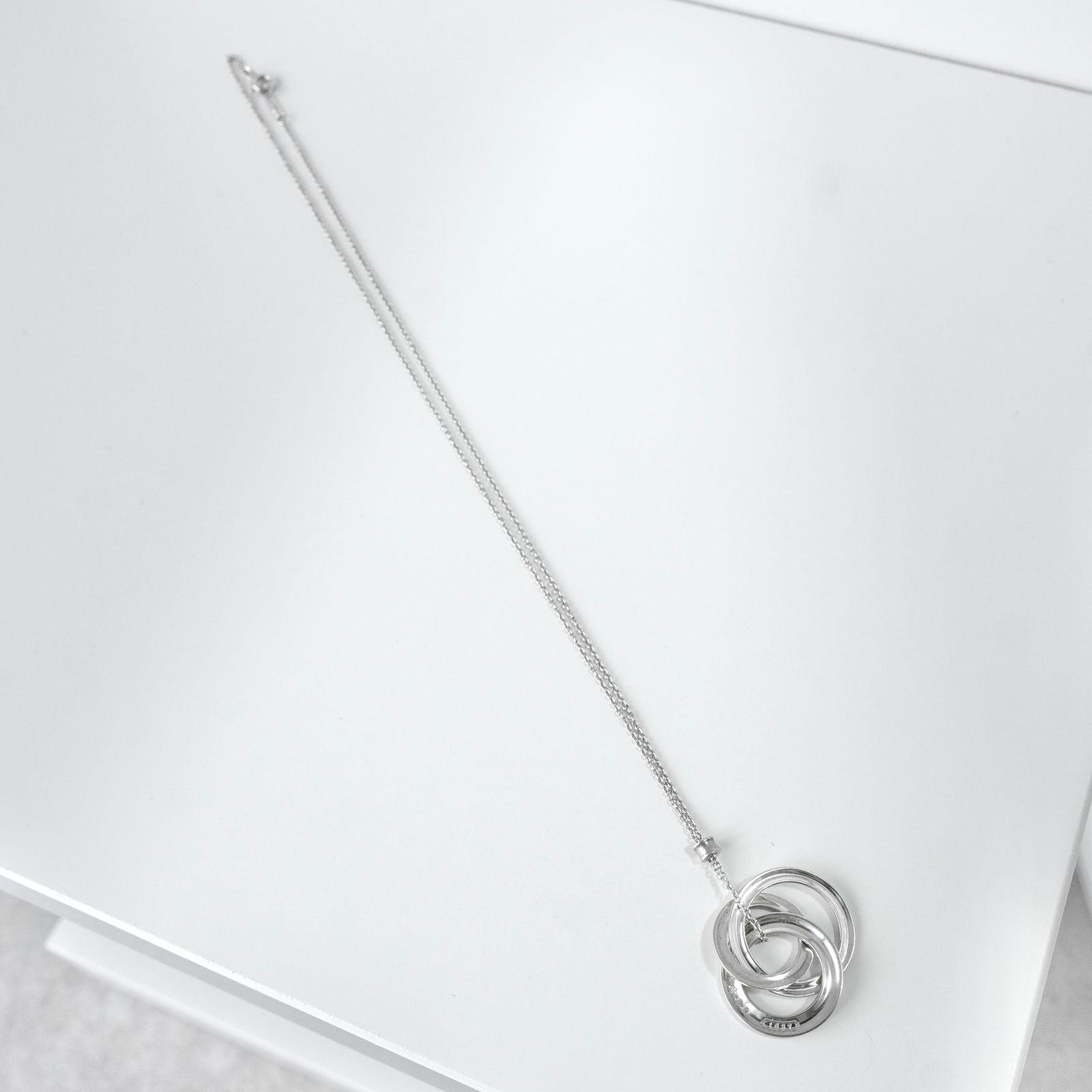 ティファニー 1837 ナロー インターロッキング ネックレス シルバー925