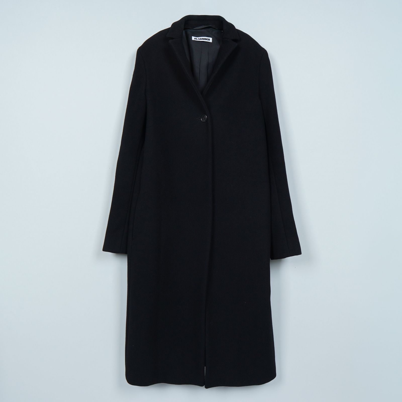 ジルサンダー チェスターコート ウールコート ブラック レディース