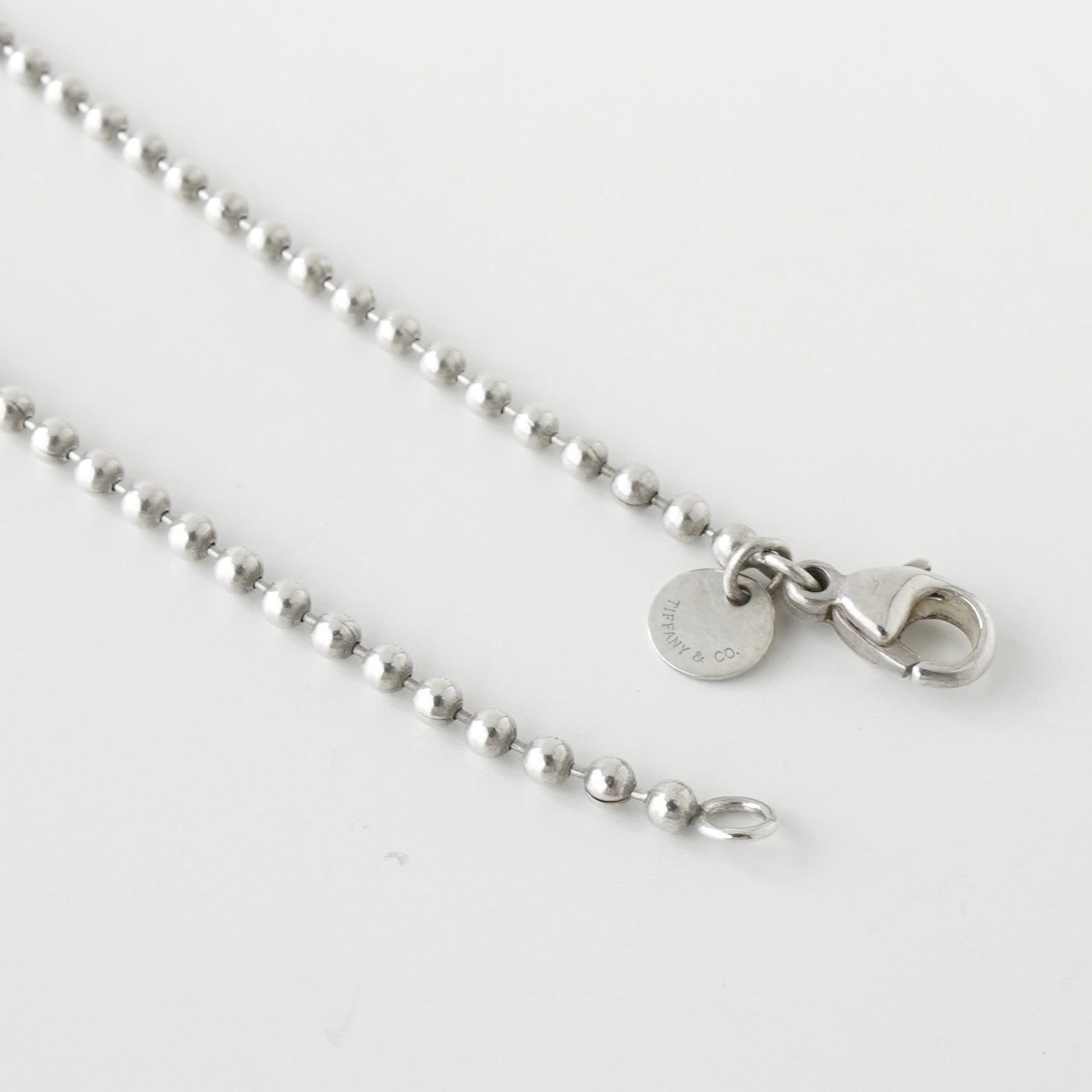 ティファニー リターントゥティファニー オーバルタグ ボールチェーン