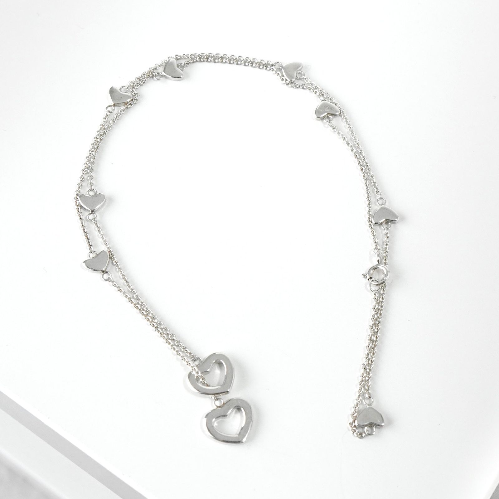 ティファニー ハートリンク ラリアット シルバー925 ネックレス - メルカリ