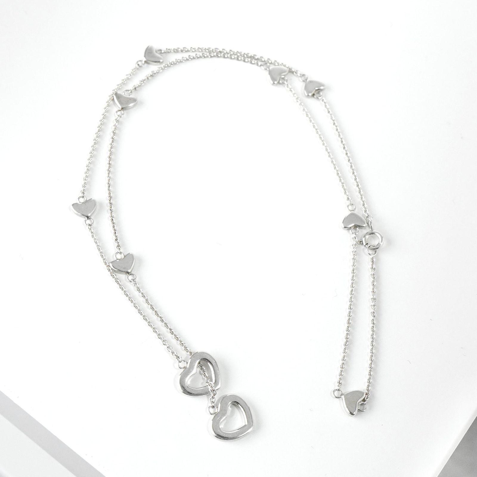 ティファニー ハートリンク ラリアット シルバー925 ネックレス - メルカリ