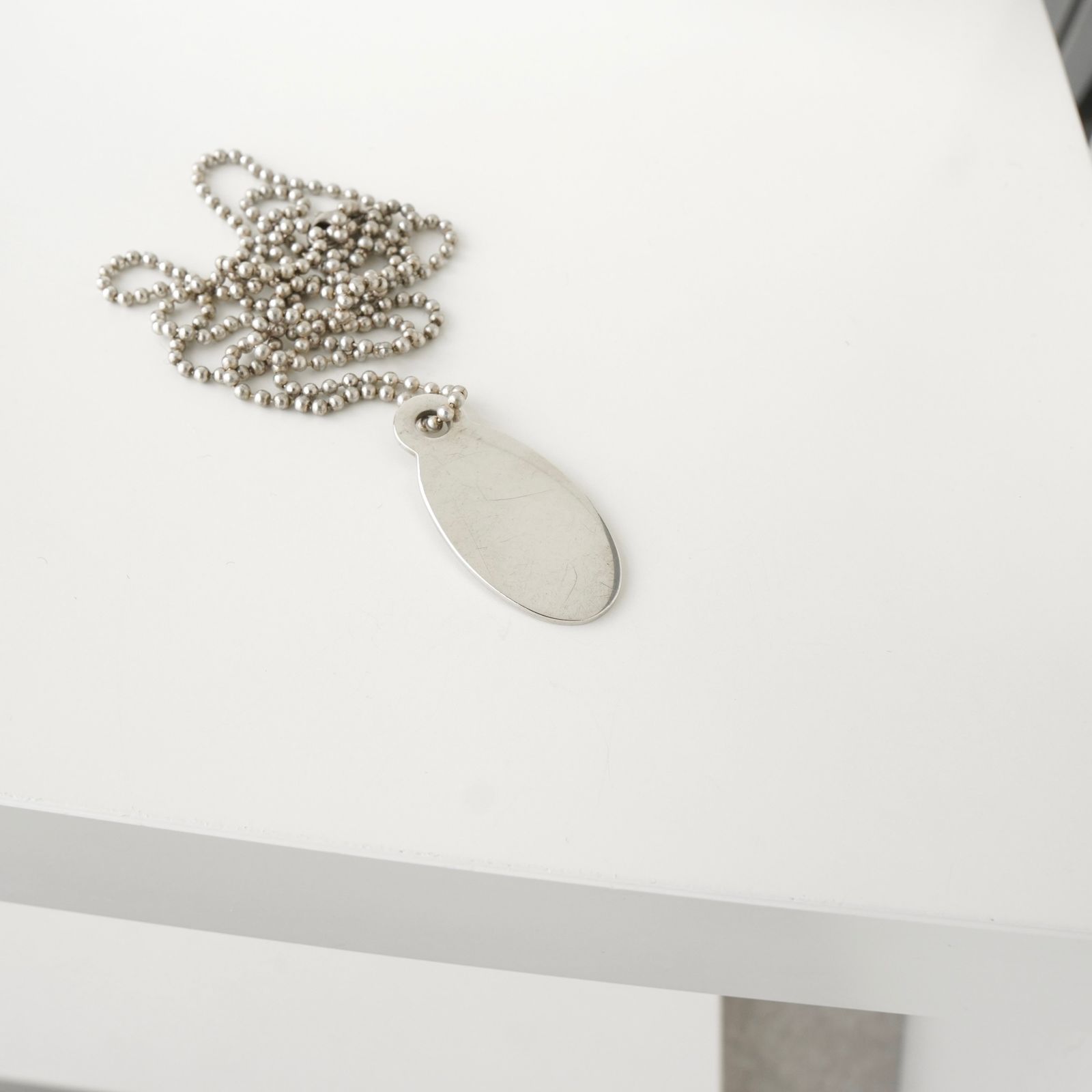 ティファニー リターントゥティファニー オーバルタグ ボールチェーン