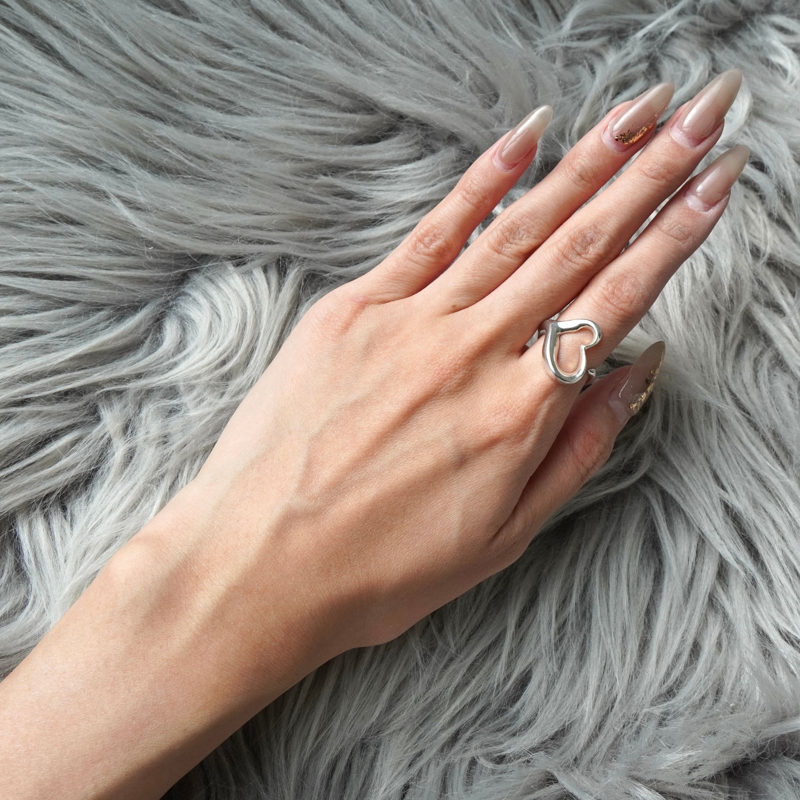 ティファニー オープンハート 指輪 リング シルバー925 - メルカリ