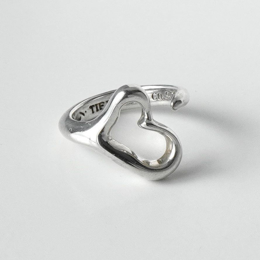 ティファニー オープンハート 指輪 リング シルバー925 - メルカリ