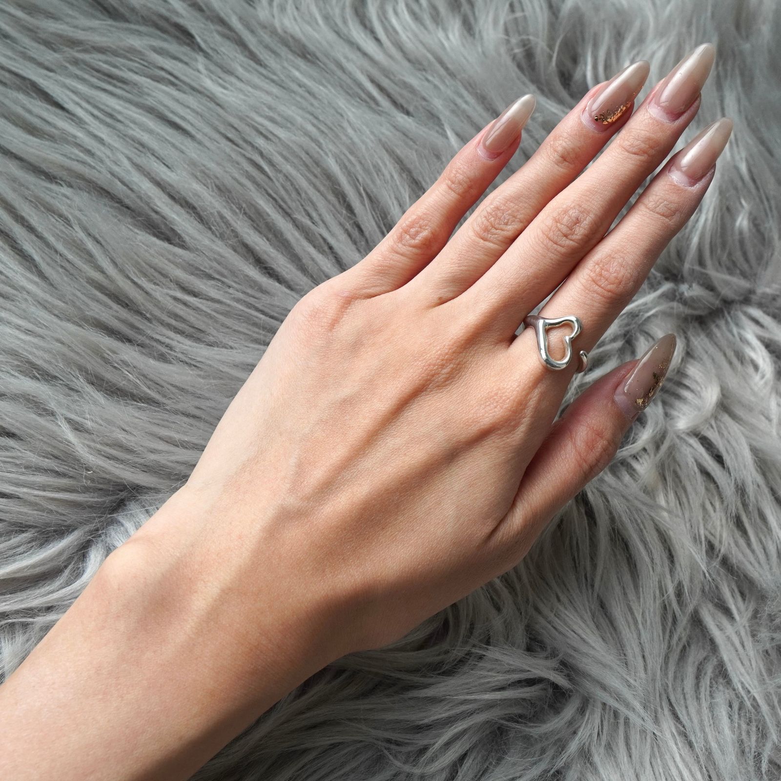 ティファニー オープンハート 指輪 リング シルバー925 - メルカリ