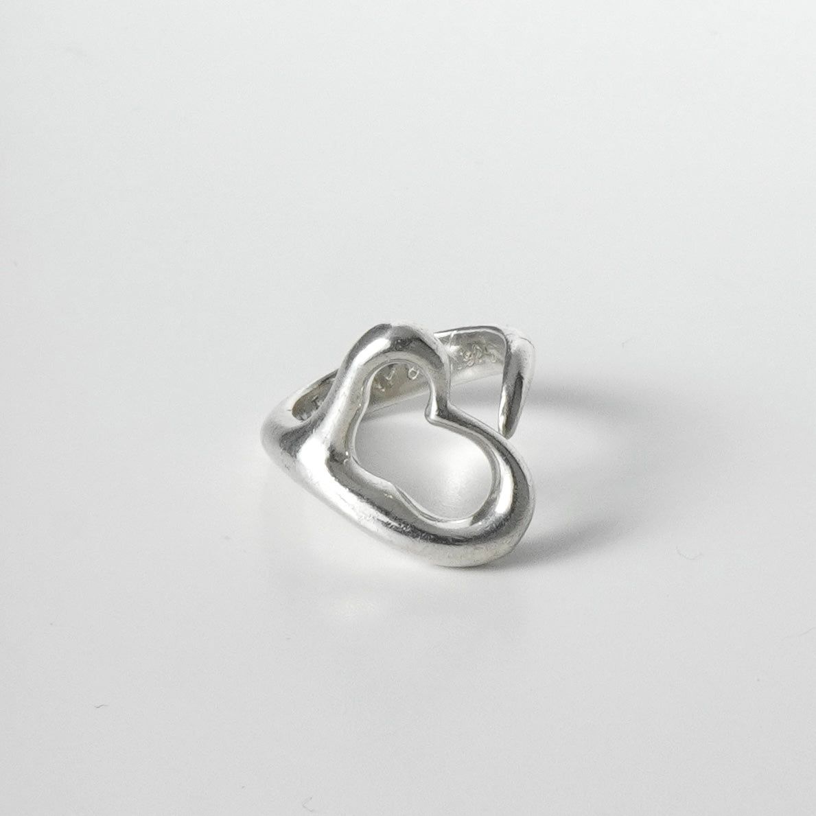 ティファニー オープンハート リング 指輪 シルバー925 - メルカリ