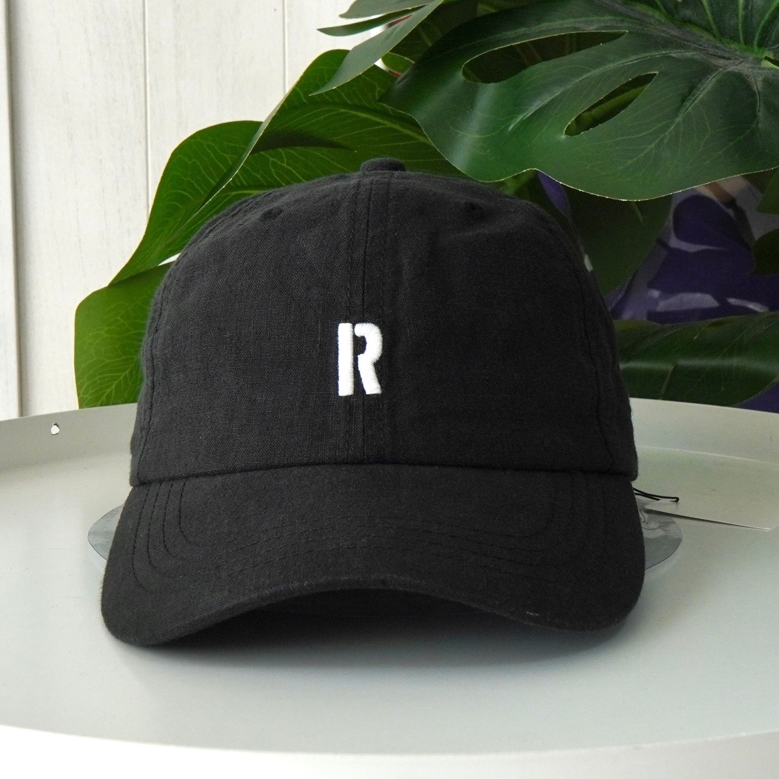 ロンハーマン イニシャルロゴ キャップ ブラック タグ付き未使用品