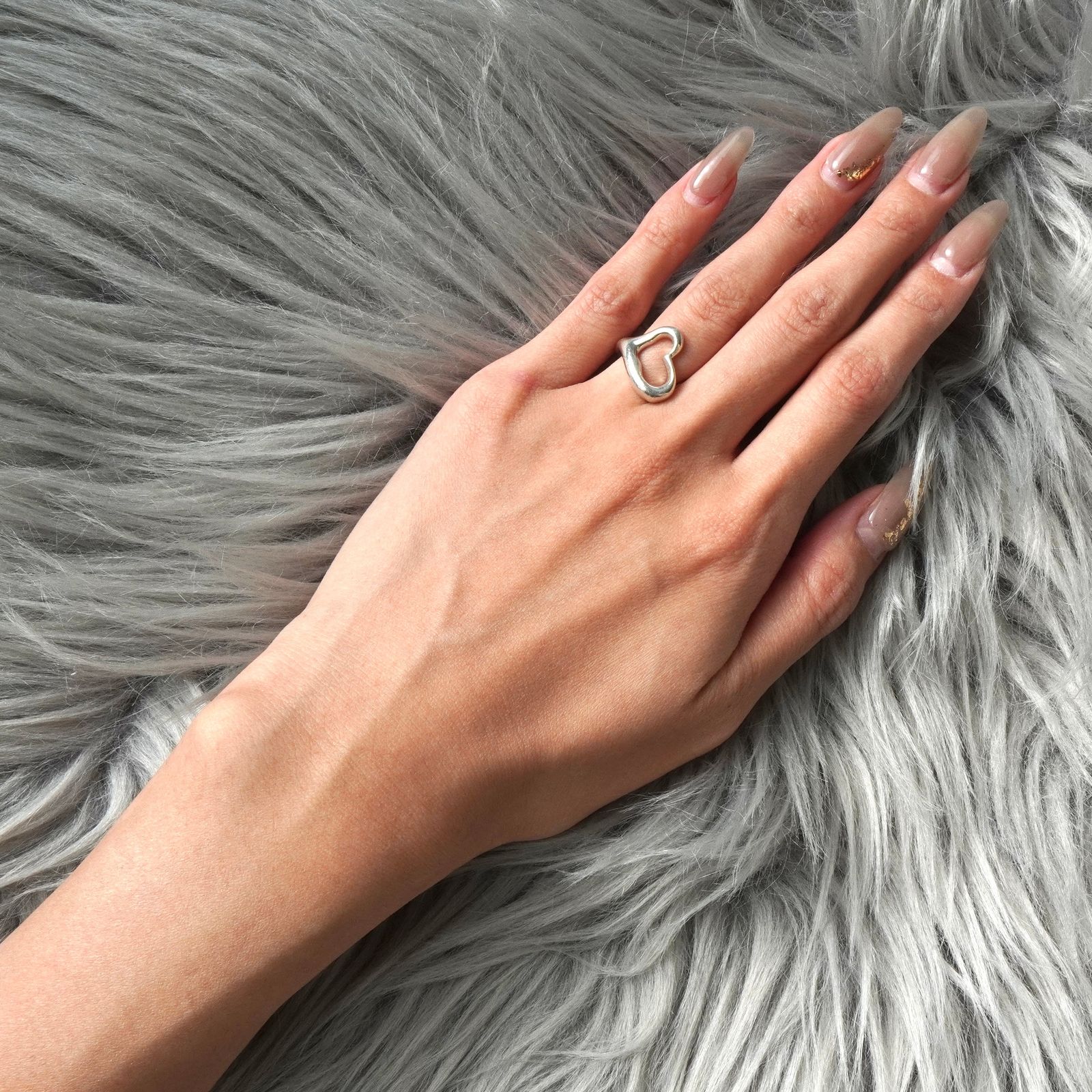 ティファニー オープンハート リング 指輪 シルバー925 - メルカリ