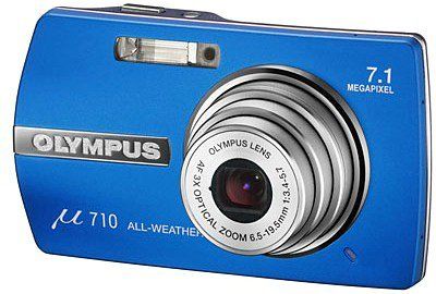 OLYMPUS デジタルカメラ μ710 カリビアンブルー BLU