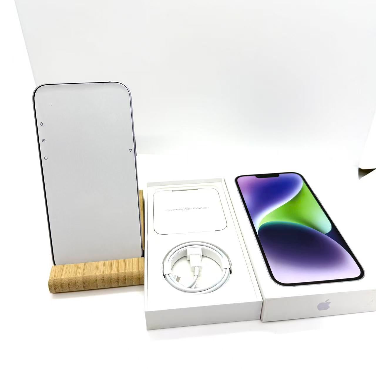 Sランク] SIMフリーiPhone 14 Plus 128GB [パープル] スマホ本体 電池