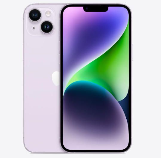 Sランク] SIMフリーiPhone 14 Plus 128GB [パープル] スマホ本体 電池