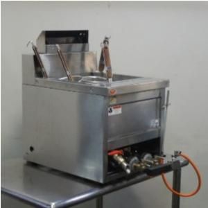 槽の底へこみ)2018年製 マルゼン MRK-045TB 卓上 LPガス ゆで麺機