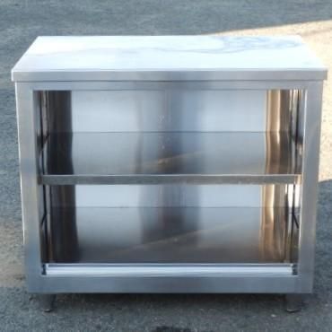 タニコー 業務用 ステンレス 扉付き 作業台 調理台 W900 D600 H800mm