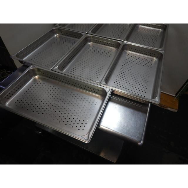 セット HG カンダ 業務用 18 8ステンレス ホテルパン 穴明 1 サイズ H 65 mm 1124 g 穴明け