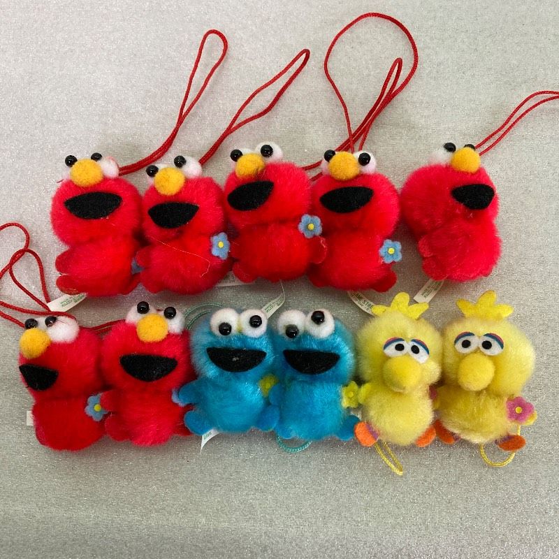 11個セット】セサミストリート エルモ クッキーモンスター ビッグ