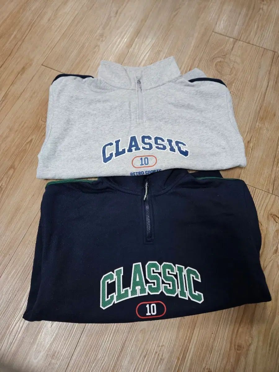 フライトダウンジャケット1点 ハーフジップスウェット2点