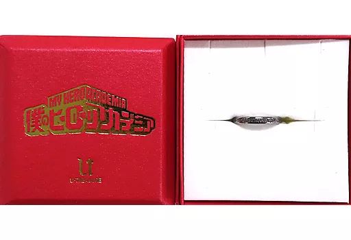 銀製品 指輪 キャラクター ホークス メッセージリング シルバー ブラックコーティング 10号 僕のヒーローアカデミア×U-TREASURE