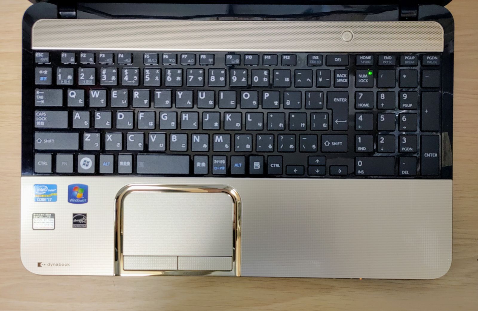 TOSHIBA dynabook Corei7 メモリ16GB SSD512GB ブルーレイ シャンパン