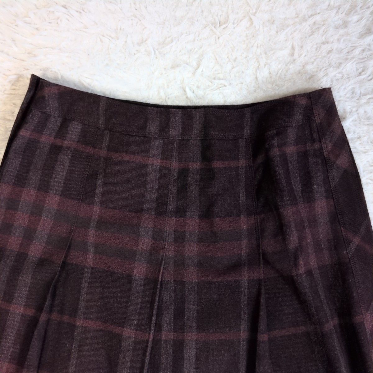 未使用✨ BURBERRY LONDON バーバリーロンドン チェック柄プリーツ